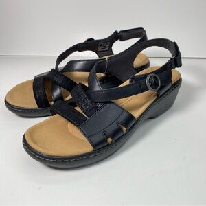 NEW Clarks Women's Merliah Bonita Wedge Sandals size 7.5